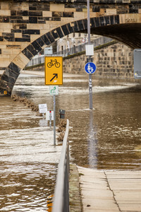 Elbe-Hochwasser in Dresden