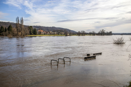 Elbe-Hochwasser in Dresden