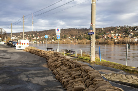 Elbe-Hochwasser in Dresden