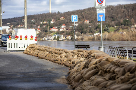 Elbe-Hochwasser in Dresden