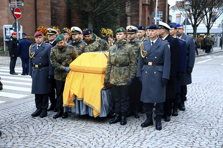 Trauerfeier von Wolfgang Schäuble in Offenburg
