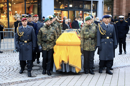 Trauerfeier von Wolfgang Schäuble in Offenburg