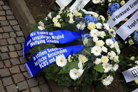 Trauerfeier von Wolfgang Schäuble in Offenburg