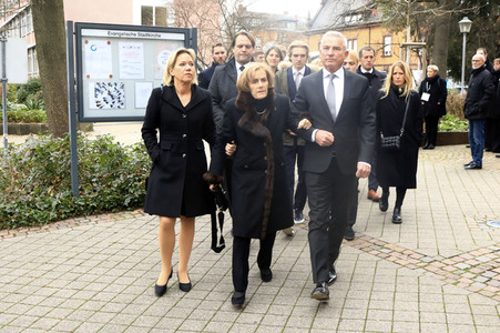 Trauerfeier von Wolfgang Schäuble in Offenburg