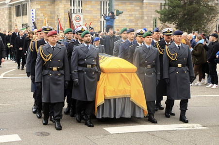 Trauerfeier von Wolfgang Schäuble in Offenburg