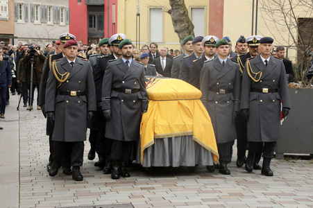 Trauerfeier von Wolfgang Schäuble in Offenburg