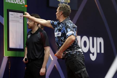 Promi-Darts-WM 2024 in Düsseldorf