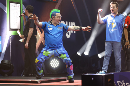 Promi-Darts-WM 2024 in Düsseldorf