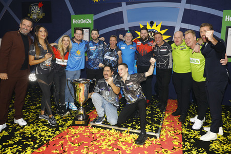 Promi-Darts-WM 2024 in Düsseldorf