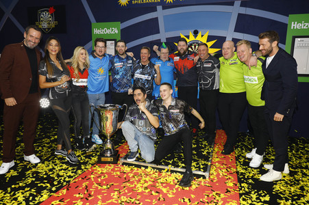Promi-Darts-WM 2024 in Düsseldorf