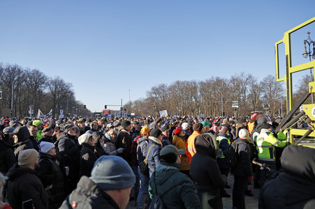 Bauerndemo gegen Agrarpolitik der Bundesregierung in Berlin
