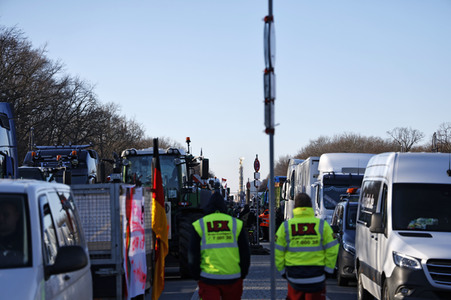 Bauerndemo gegen Agrarpolitik der Bundesregierung in Berlin