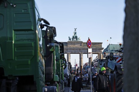 Bauerndemo gegen Agrarpolitik der Bundesregierung in Berlin