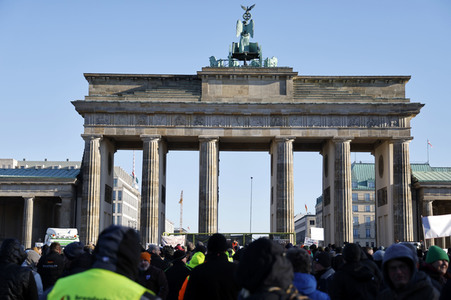 Bauerndemo gegen Agrarpolitik der Bundesregierung in Berlin