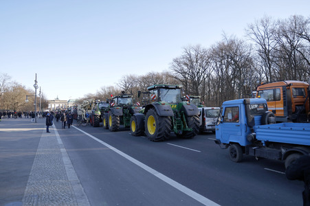 Bauerndemo gegen Agrarpolitik der Bundesregierung in Berlin