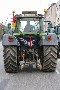 Bauerndemo gegen Agrarpolitik der Bundesregierung in Bonn