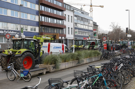 Bauerndemo gegen Agrarpolitik der Bundesregierung in Bonn