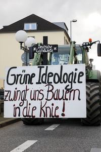Bauerndemo gegen Agrarpolitik der Bundesregierung in Bonn