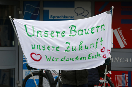 Bauerndemo gegen Agrarpolitik der Bundesregierung in Bonn