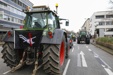 Bauerndemo gegen Agrarpolitik der Bundesregierung in Bonn