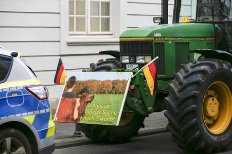 Bauerndemo gegen Agrarpolitik der Bundesregierung in Bonn