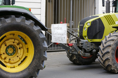 Bauerndemo gegen Agrarpolitik der Bundesregierung in Bonn