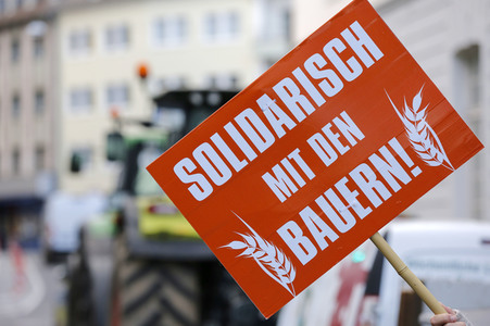 Bauerndemo gegen Agrarpolitik der Bundesregierung in Bonn