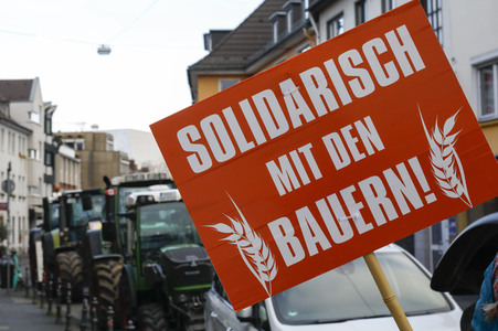 Bauerndemo gegen Agrarpolitik der Bundesregierung in Bonn
