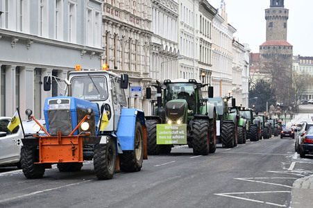 Bauerndemo gegen Agrarpolitik der Bundesregierung in Görlitz