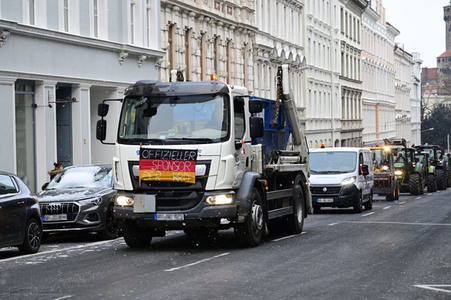 Bauerndemo gegen Agrarpolitik der Bundesregierung in Görlitz