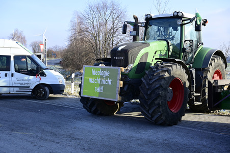 Bauerndemo gegen Agrarpolitik der Bundesregierung in Görlitz