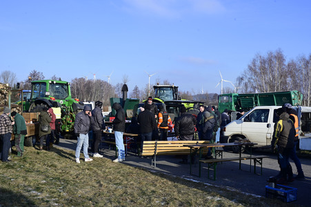 Bauerndemo gegen Agrarpolitik der Bundesregierung in Görlitz