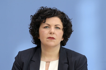 Bundespressekonferenz zur Gründung der Partei Bündnis Sahra Wagenknecht in Berlin