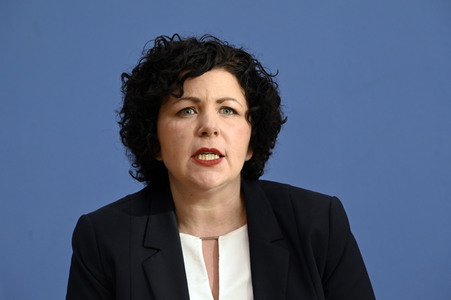 Bundespressekonferenz zur Gründung der Partei Bündnis Sahra Wagenknecht in Berlin