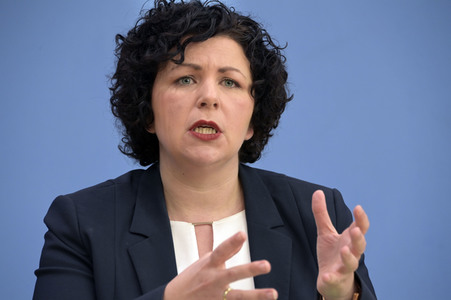 Bundespressekonferenz zur Gründung der Partei Bündnis Sahra Wagenknecht in Berlin
