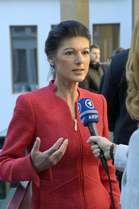 Bundespressekonferenz zur Gründung der Partei Bündnis Sahra Wagenknecht in Berlin