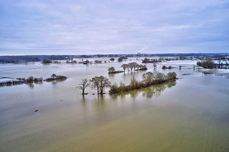 Leine-Hochwasser in der Region Hannover