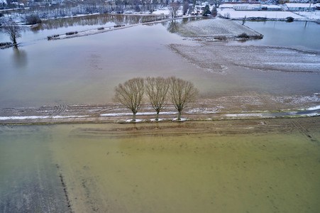 Leine-Hochwasser in der Region Hannover