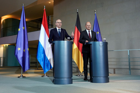Antrittsbesuch des neuen luxemburgischen Premierministers Luc Frieden im Bundeskanzleramt in Berlin