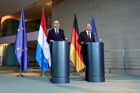 Antrittsbesuch des neuen luxemburgischen Premierministers Luc Frieden im Bundeskanzleramt in Berlin