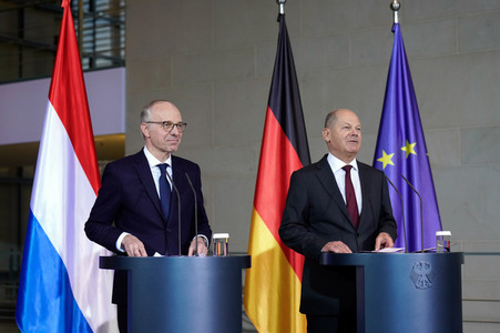 Antrittsbesuch des neuen luxemburgischen Premierministers Luc Frieden im Bundeskanzleramt in Berlin