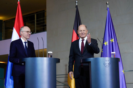 Antrittsbesuch des neuen luxemburgischen Premierministers Luc Frieden im Bundeskanzleramt in Berlin