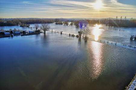 Leine-Hochwasser in Hannover