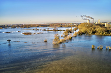 Leine-Hochwasser in Hannover