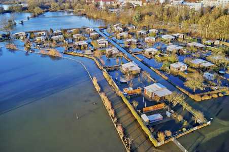 Leine-Hochwasser in Hannover