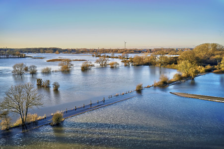 Leine-Hochwasser in Hannover