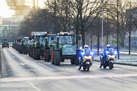 Bauerndemo gegen Agrarpolitik der Bundesregierung in Hannover
