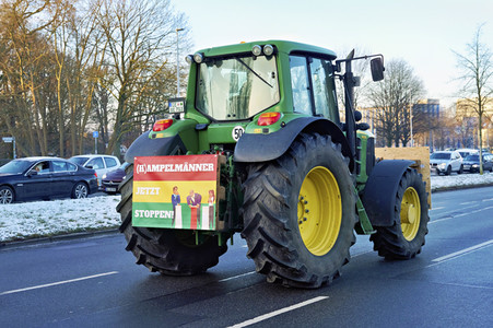 Bauerndemo gegen Agrarpolitik der Bundesregierung in Hannover