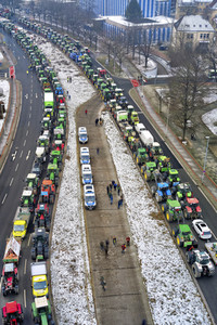Bauerndemo gegen Agrarpolitik der Bundesregierung in Hannover