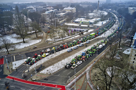 Bauerndemo gegen Agrarpolitik der Bundesregierung in Hannover